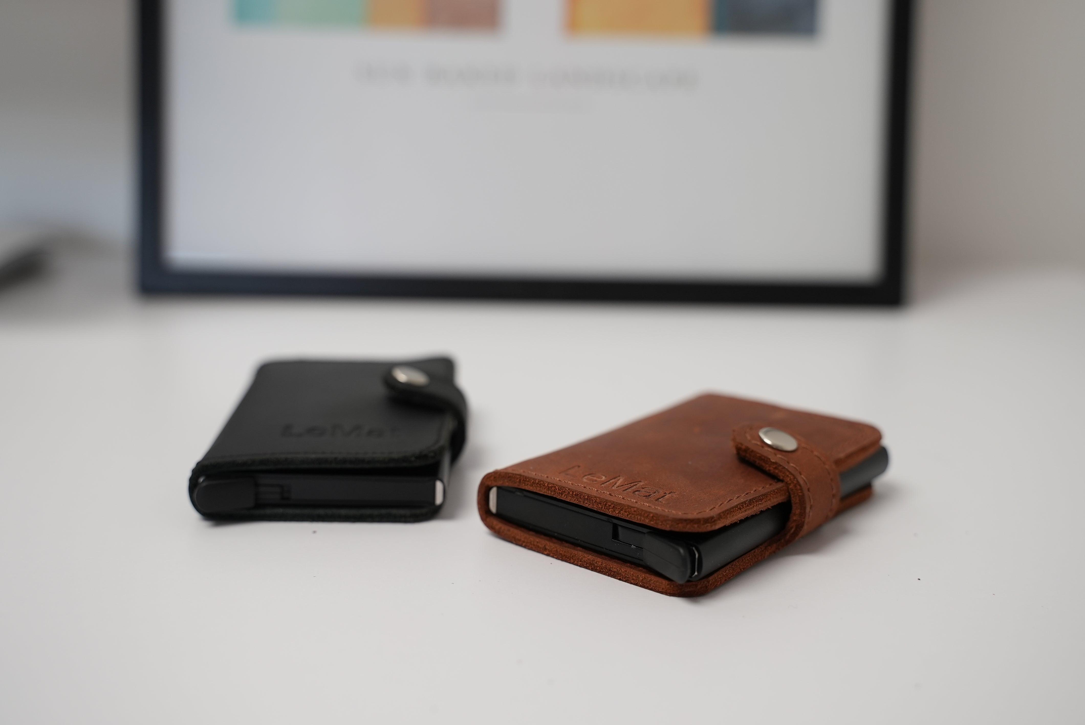 Leather Card Holders - LeMat
